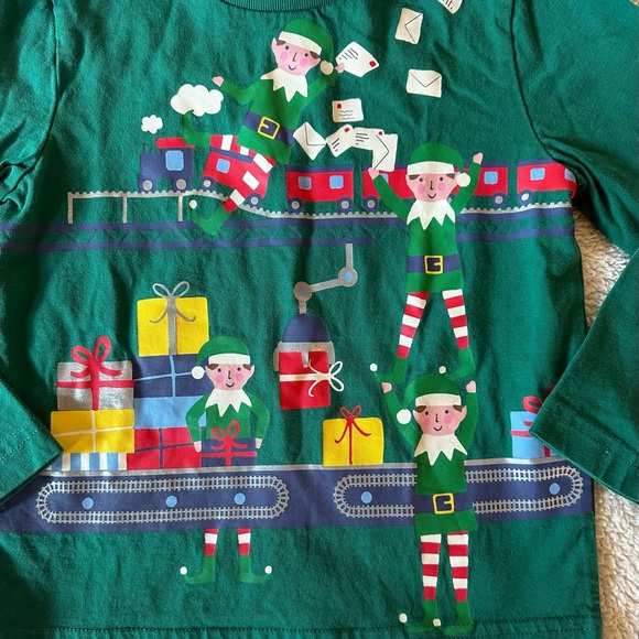 Mini Boden Christmas Shirt - Picture 4 of 5